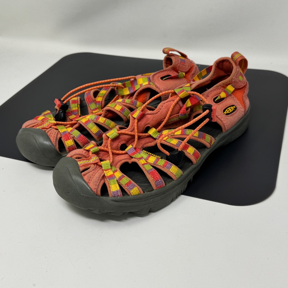 Keen Whisper Raya 1008582 Multicolor Drawstring Hiking Sandals Size 6